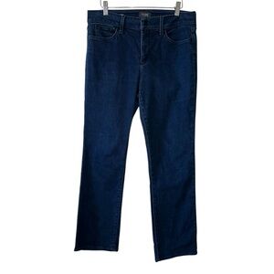 NYDJ Women’s Dark Blue Marilyn Straight LiftXTuck Denim Stretch Jeans- Size 10